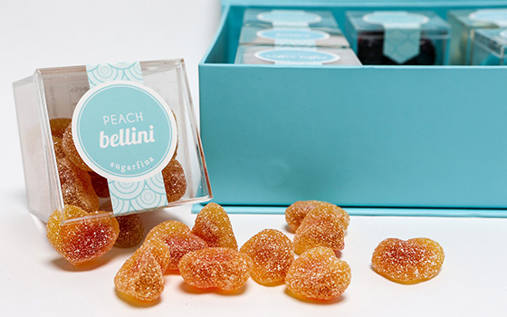 Sugarfina Peach Bellini candies